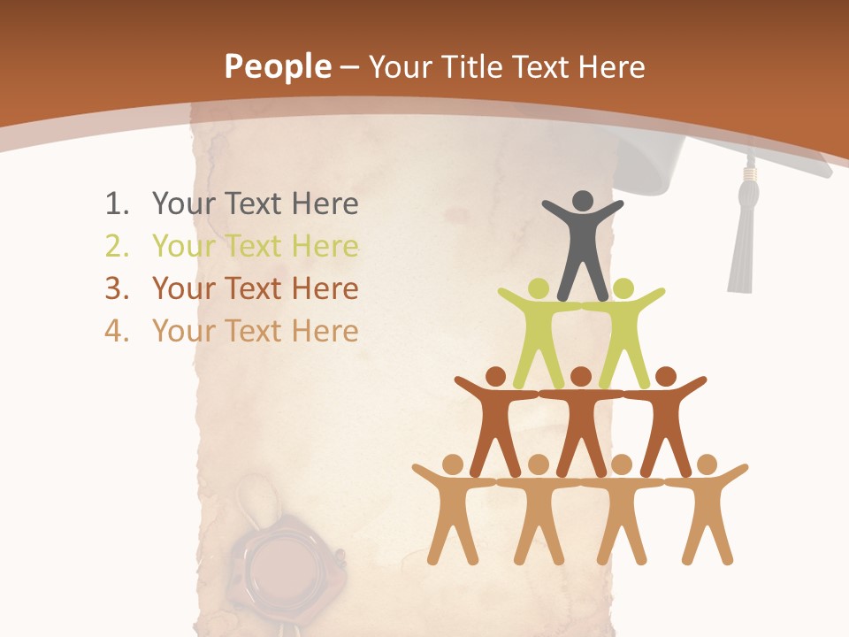 Declaration Holidays Cap PowerPoint Template