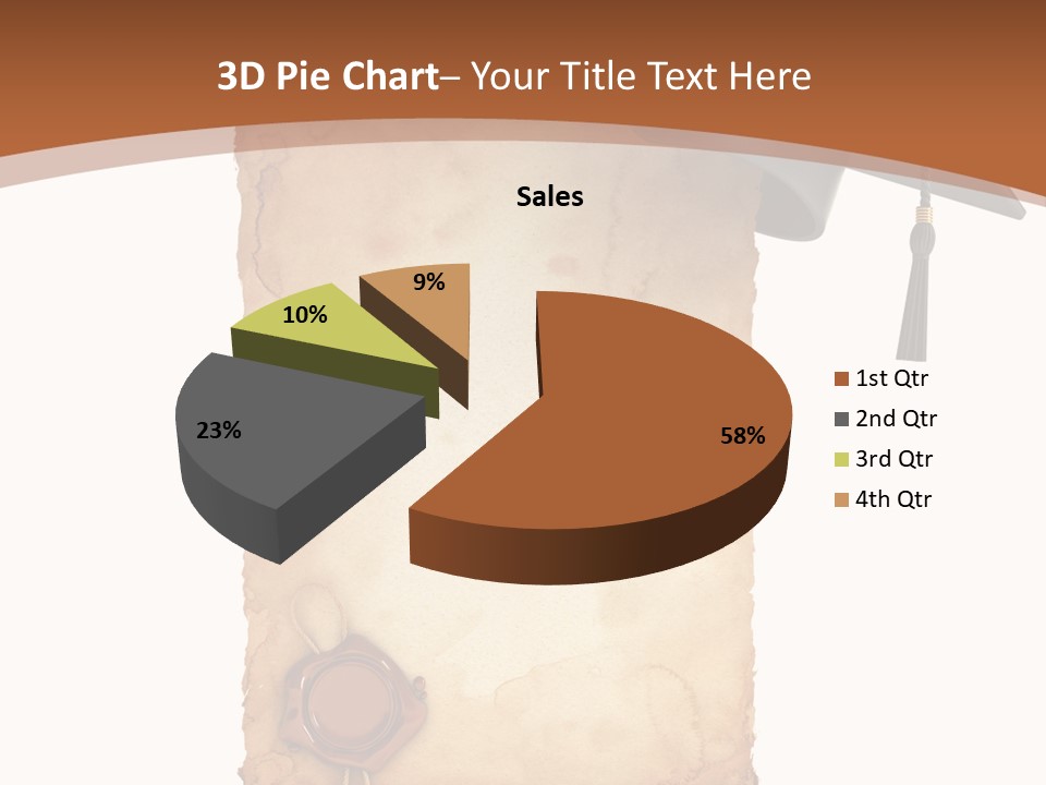 Declaration Holidays Cap PowerPoint Template