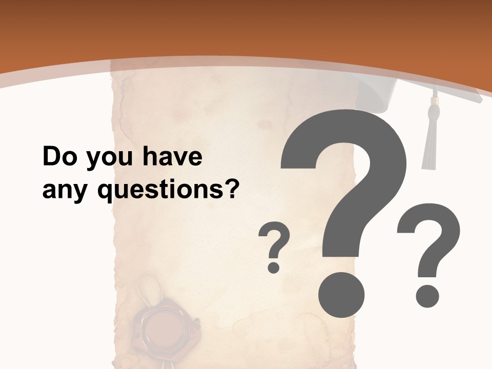 Declaration Holidays Cap PowerPoint Template