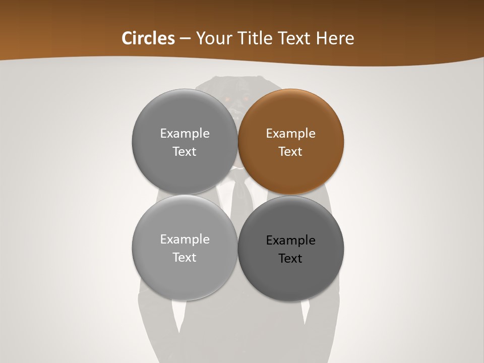 Coat Garment White PowerPoint Template