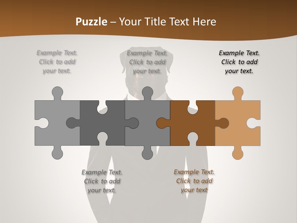 Coat Garment White PowerPoint Template