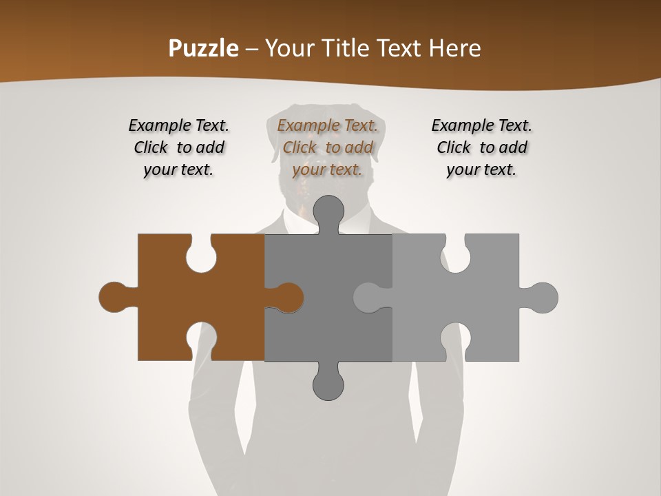 Coat Garment White PowerPoint Template