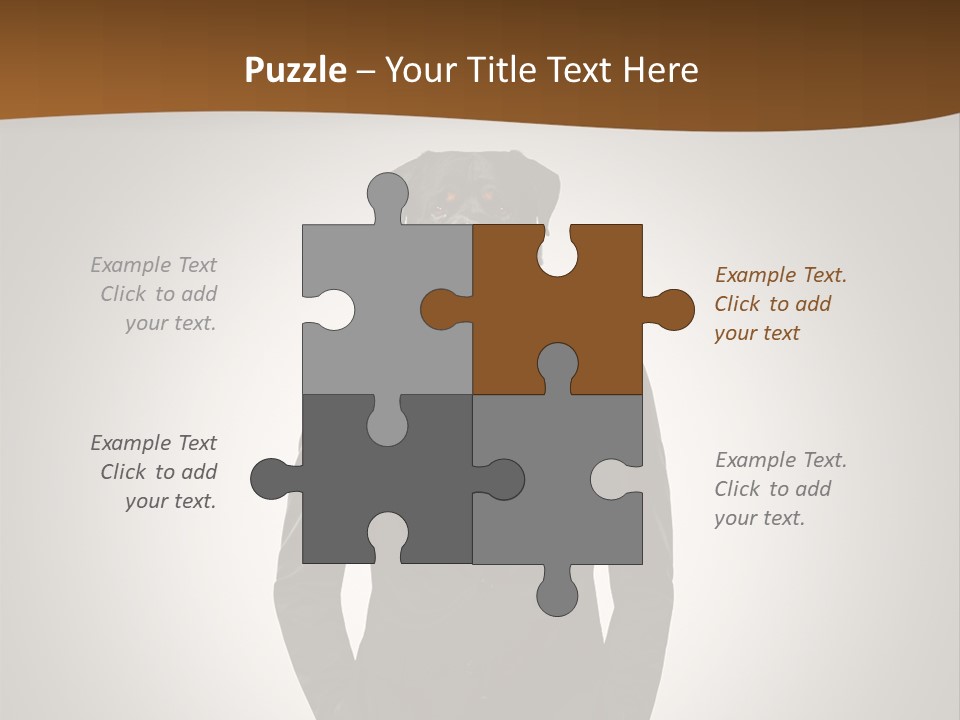 Coat Garment White PowerPoint Template