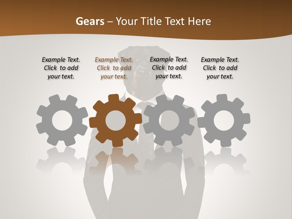 Coat Garment White PowerPoint Template