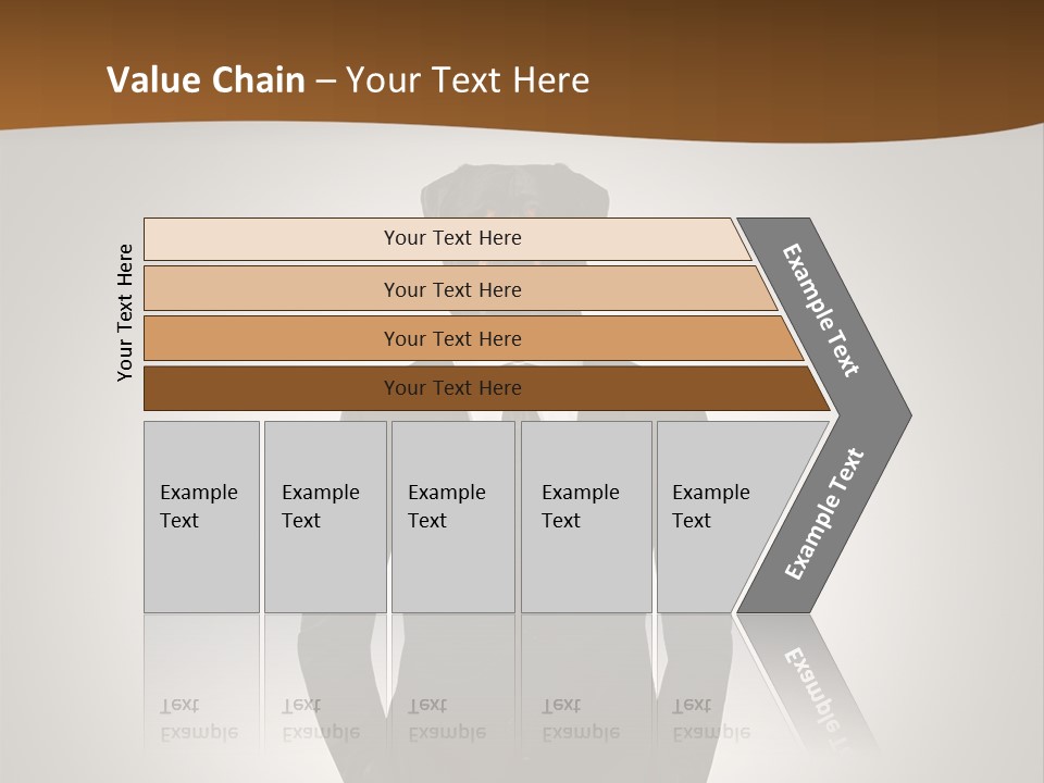 Coat Garment White PowerPoint Template