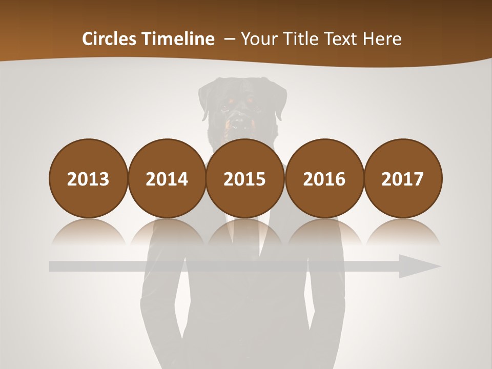 Coat Garment White PowerPoint Template