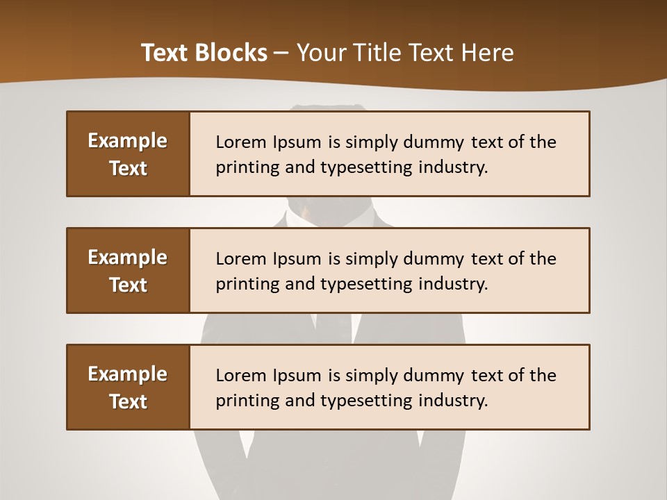 Coat Garment White PowerPoint Template