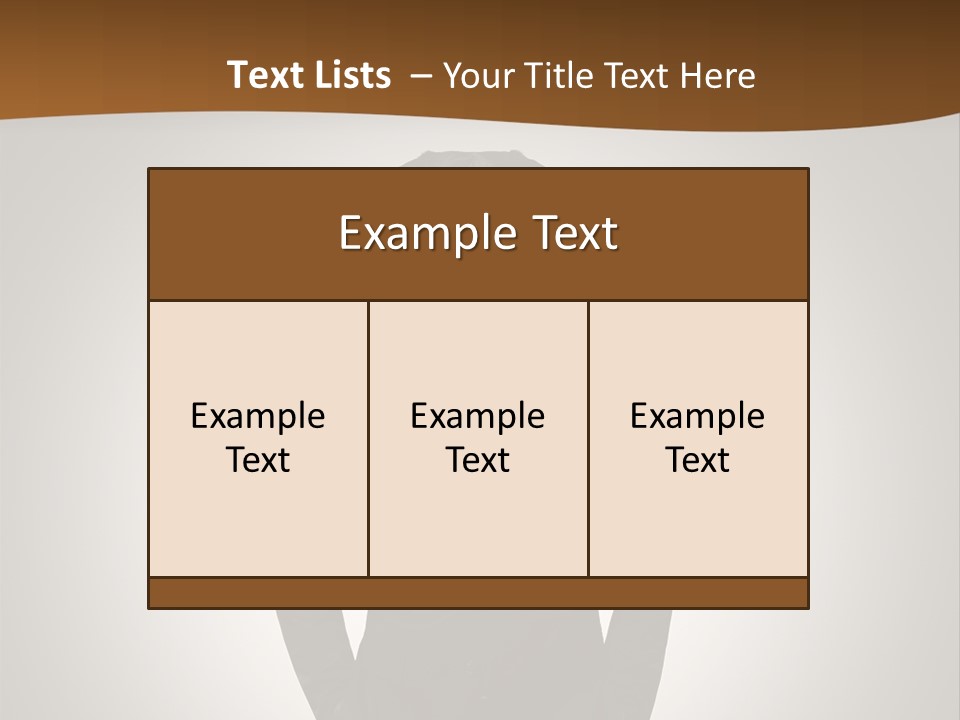 Coat Garment White PowerPoint Template