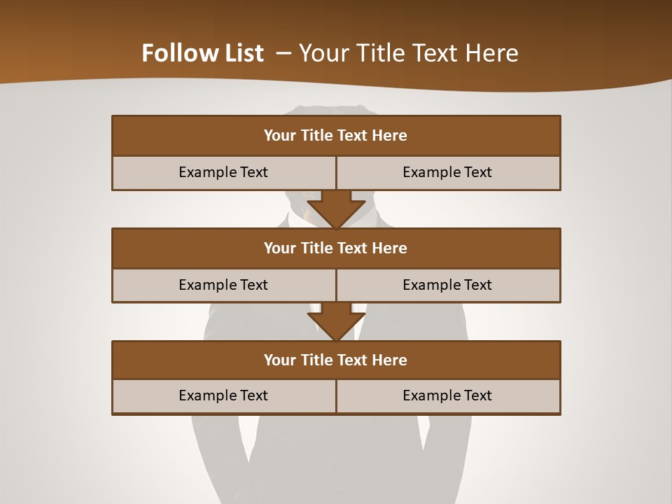 Coat Garment White PowerPoint Template
