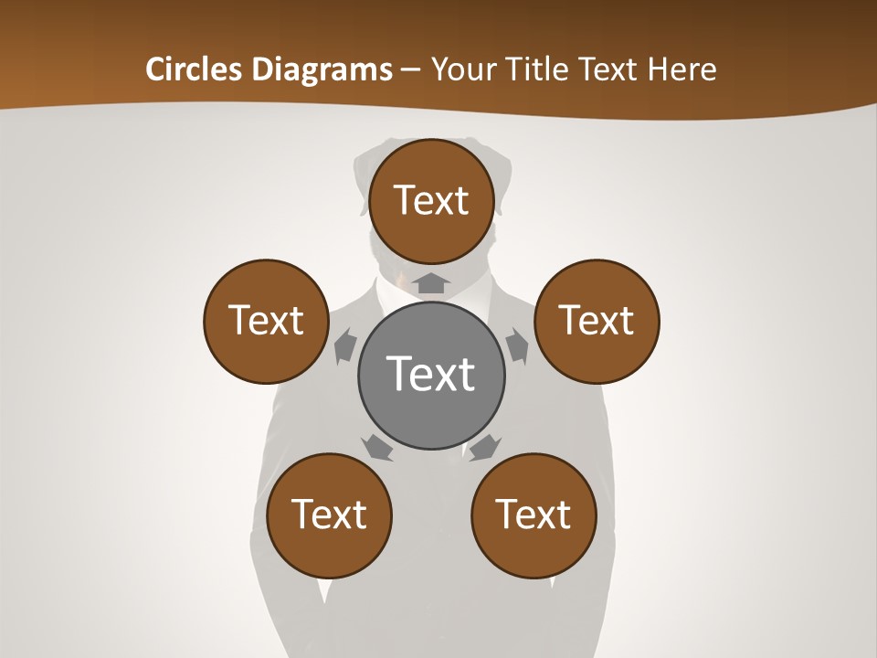 Coat Garment White PowerPoint Template