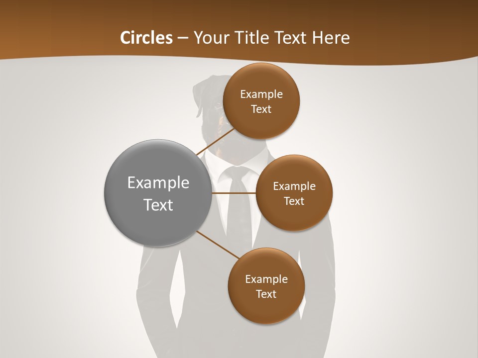 Coat Garment White PowerPoint Template