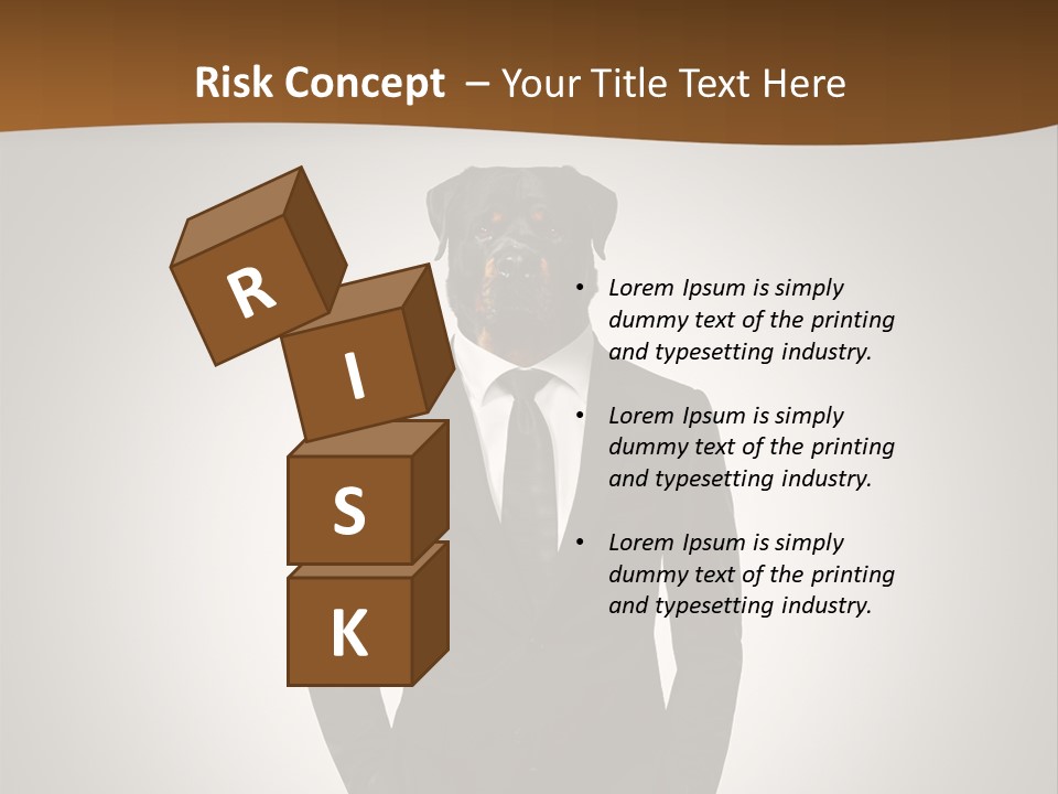 Coat Garment White PowerPoint Template