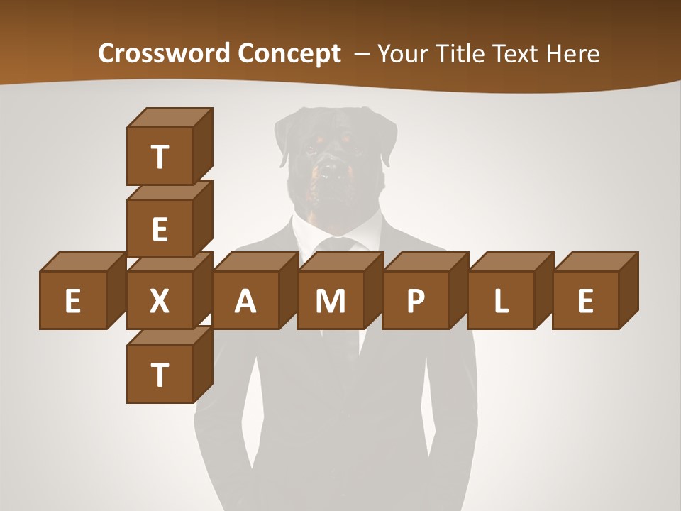 Coat Garment White PowerPoint Template