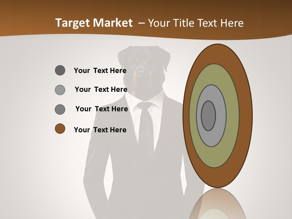 Coat Garment White PowerPoint Template