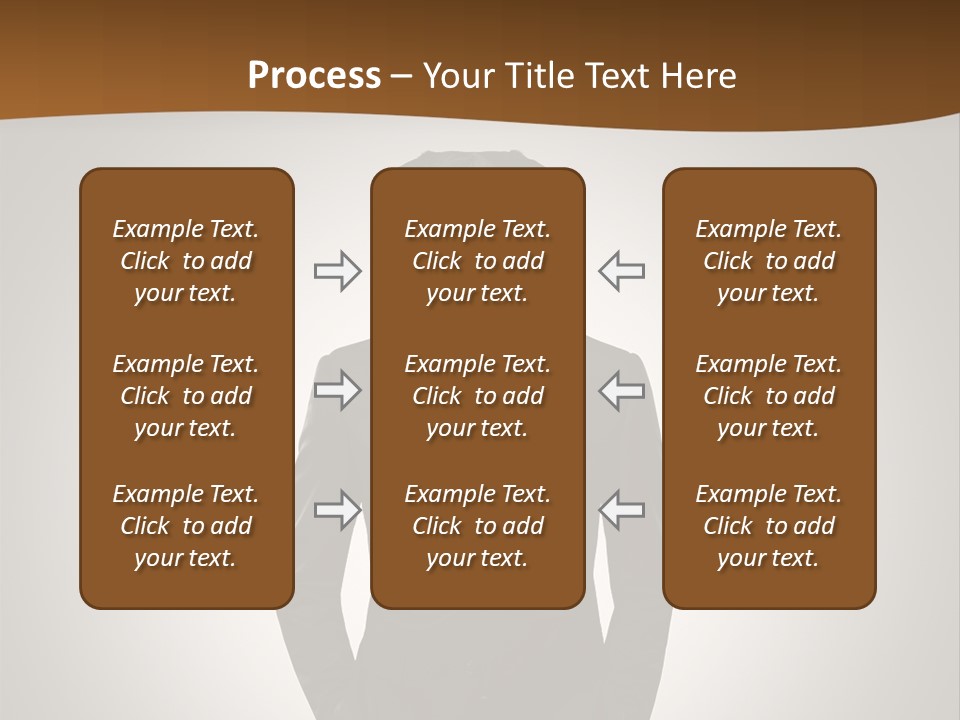 Coat Garment White PowerPoint Template