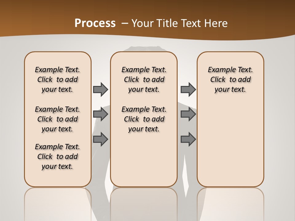 Coat Garment White PowerPoint Template