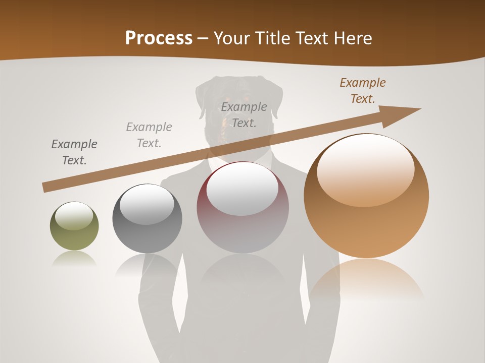 Coat Garment White PowerPoint Template