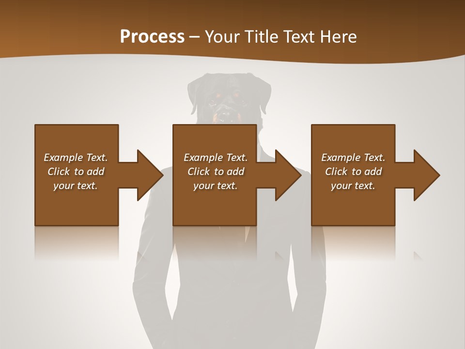 Coat Garment White PowerPoint Template