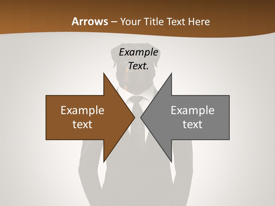 Coat Garment White PowerPoint Template