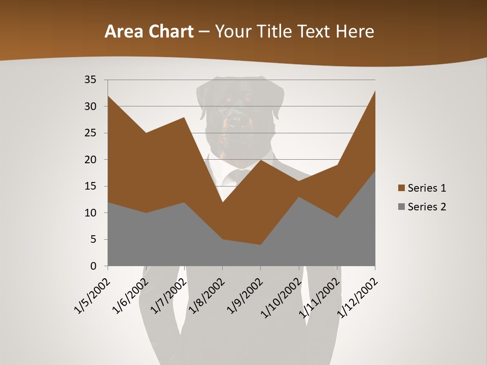 Coat Garment White PowerPoint Template