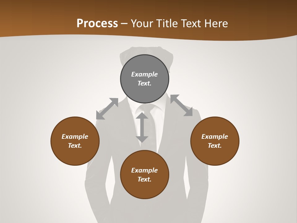 Coat Garment White PowerPoint Template