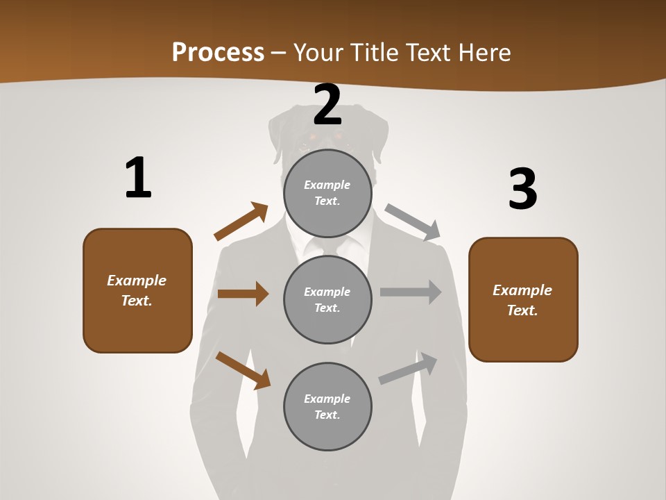 Coat Garment White PowerPoint Template