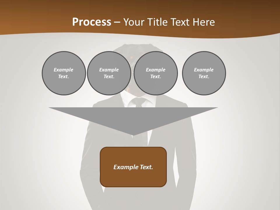 Coat Garment White PowerPoint Template