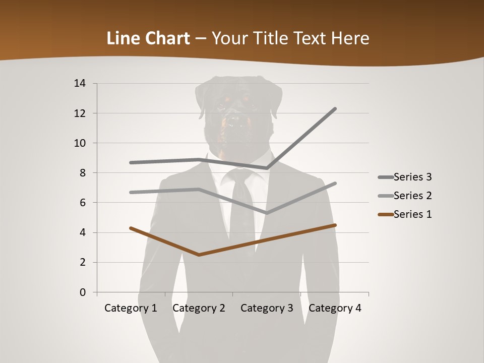 Coat Garment White PowerPoint Template