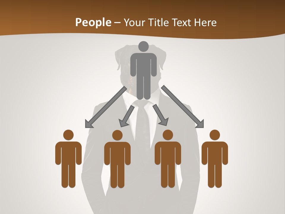 Coat Garment White PowerPoint Template