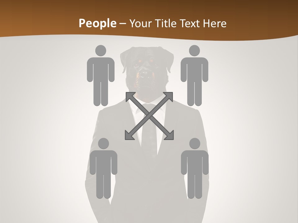 Coat Garment White PowerPoint Template