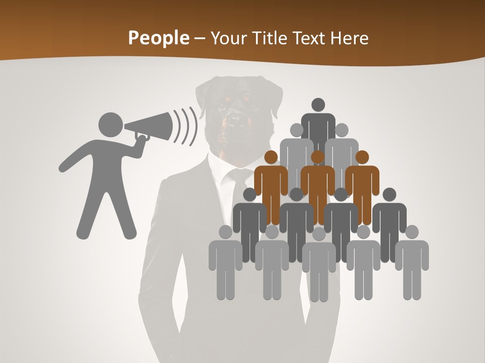 Coat Garment White PowerPoint Template