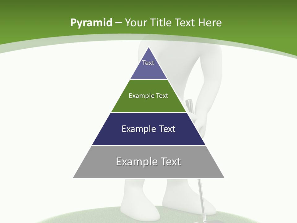 Golfball Sky Isolated PowerPoint Template