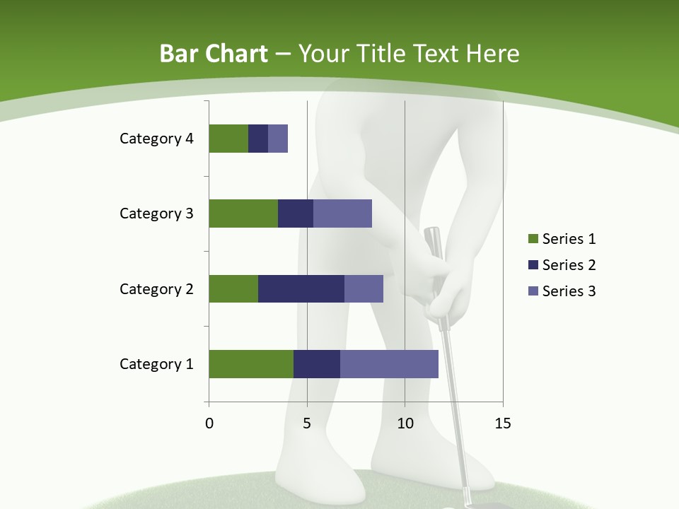 Golfball Sky Isolated PowerPoint Template