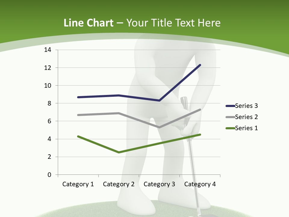 Golfball Sky Isolated PowerPoint Template