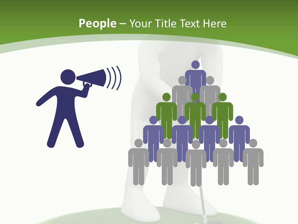 Golfball Sky Isolated PowerPoint Template