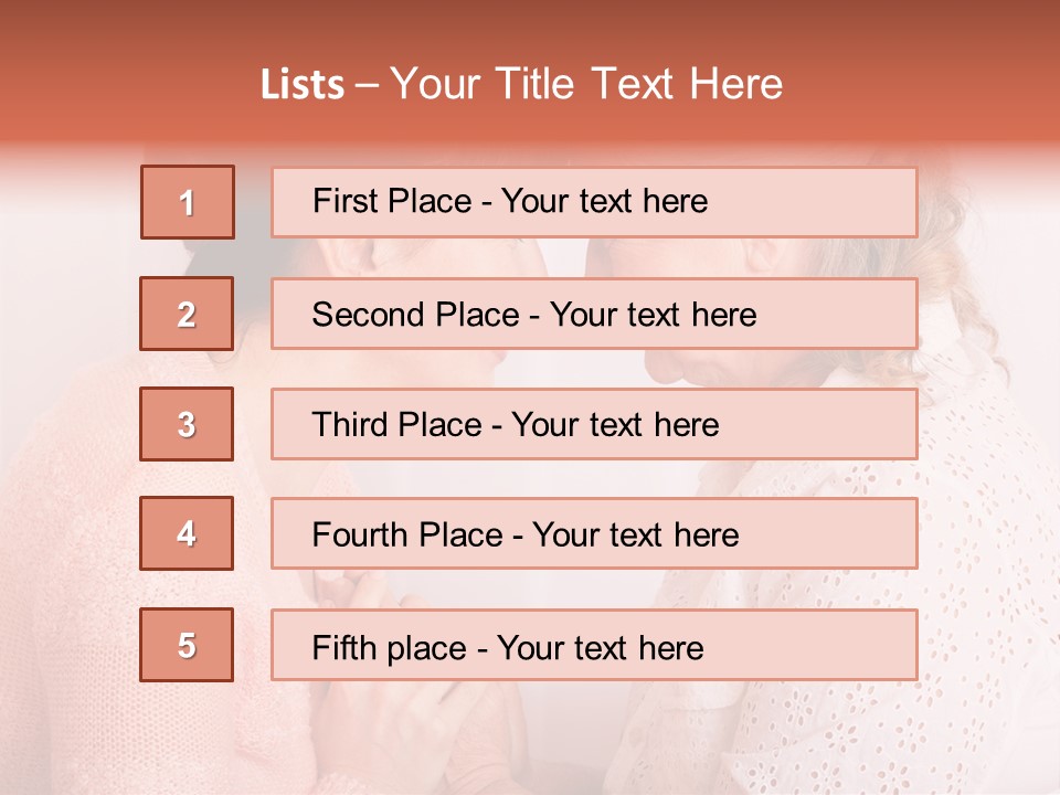 Years Age Elderly PowerPoint Template