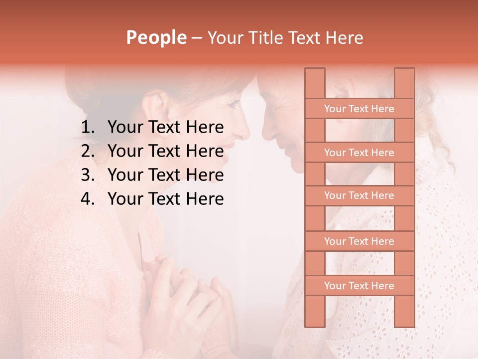 Years Age Elderly PowerPoint Template