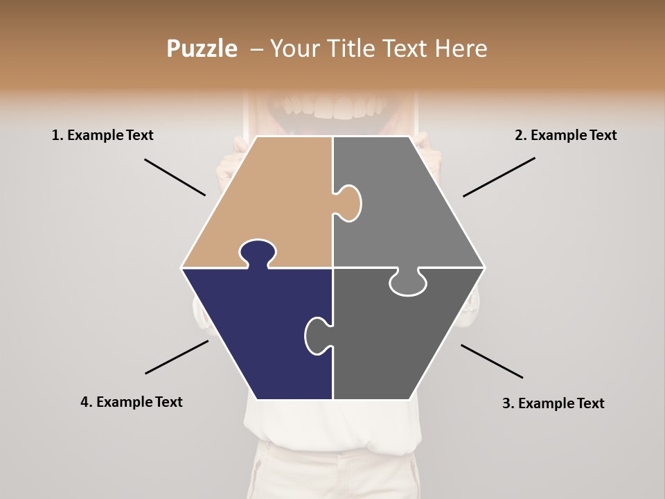 Gladness Dark Expression PowerPoint Template