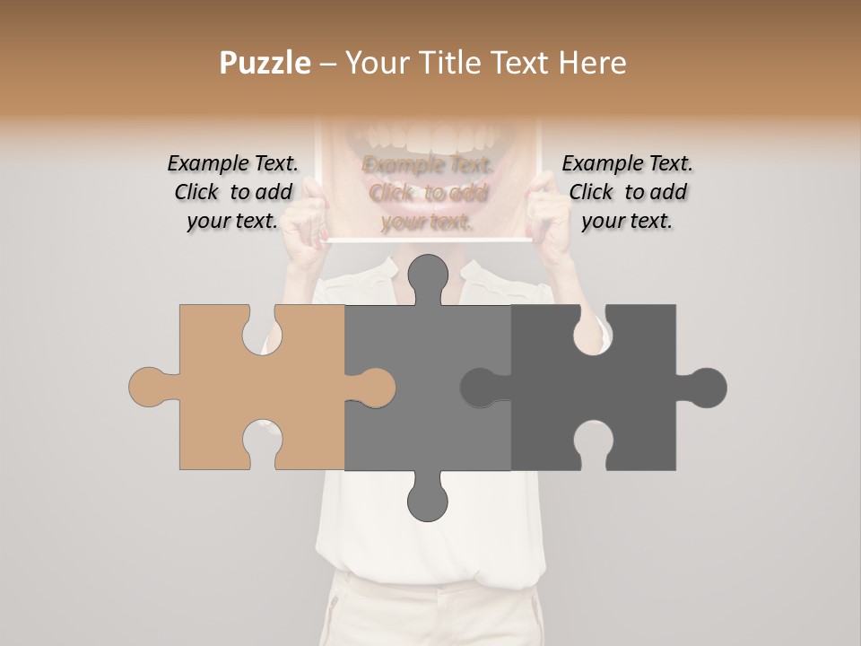 Gladness Dark Expression PowerPoint Template