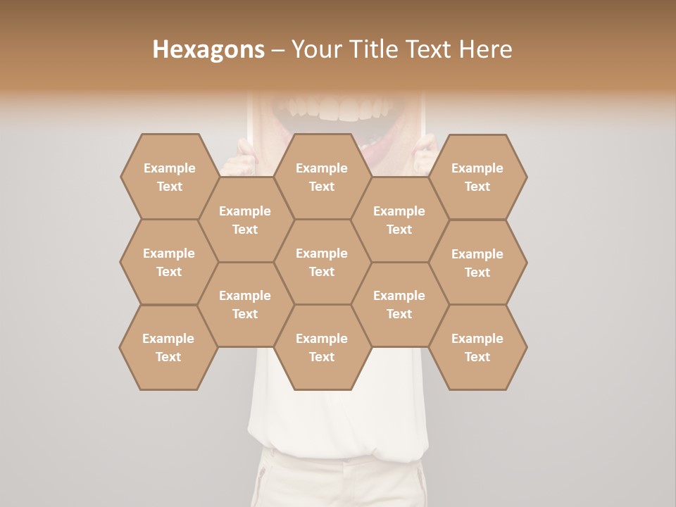 Gladness Dark Expression PowerPoint Template