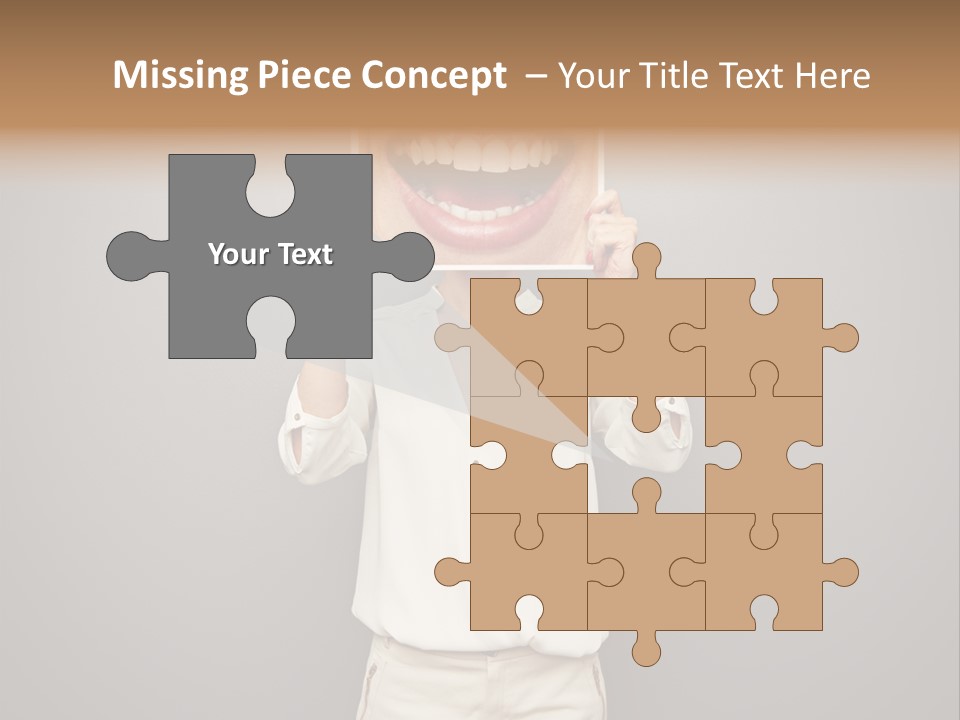 Gladness Dark Expression PowerPoint Template