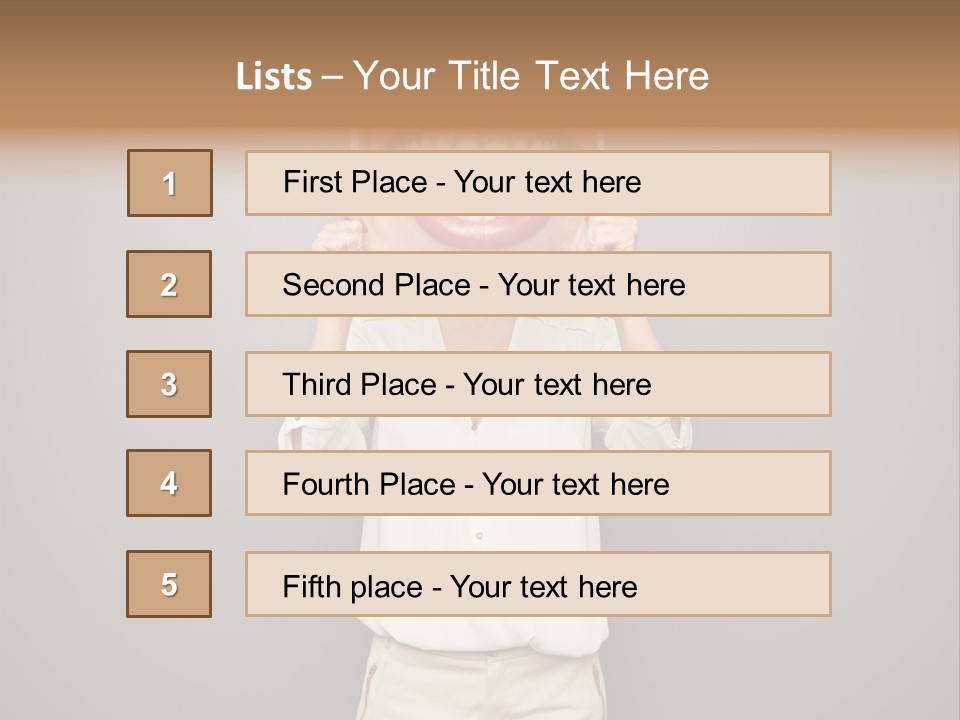Gladness Dark Expression PowerPoint Template