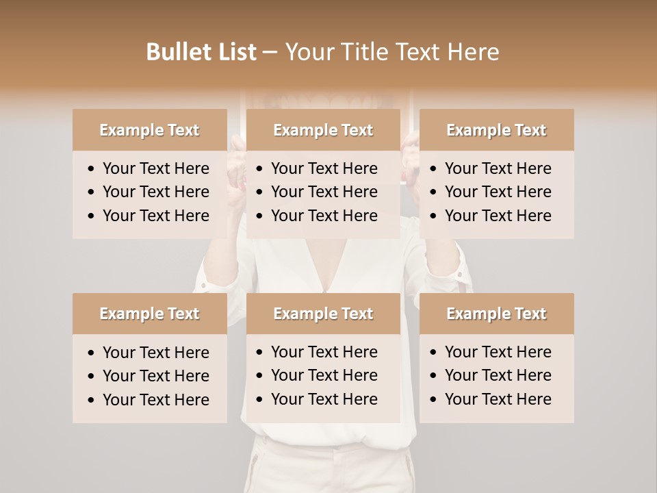 Gladness Dark Expression PowerPoint Template