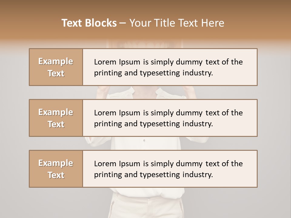 Gladness Dark Expression PowerPoint Template