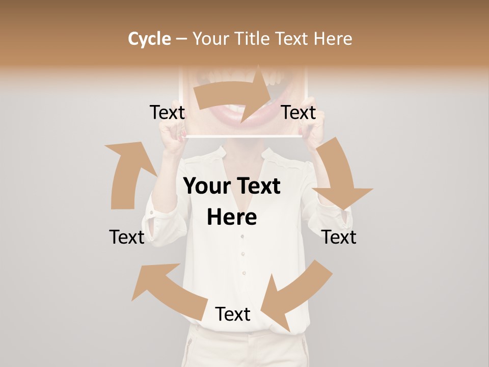 Gladness Dark Expression PowerPoint Template
