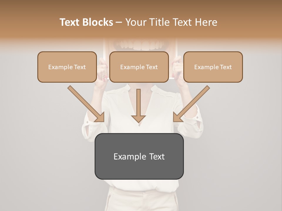 Gladness Dark Expression PowerPoint Template