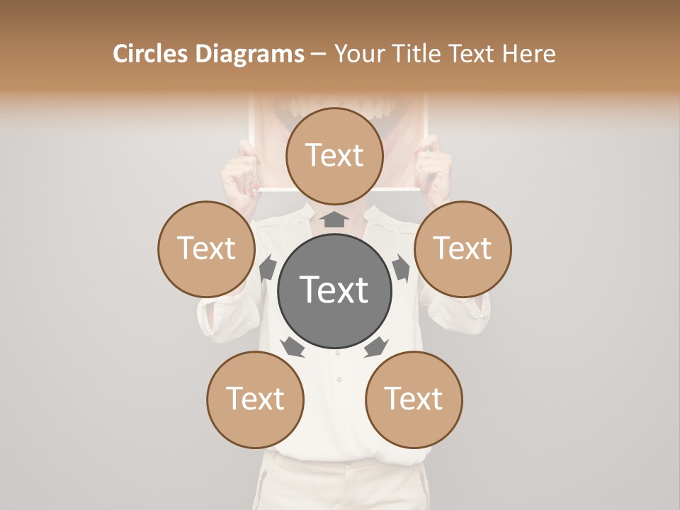 Gladness Dark Expression PowerPoint Template