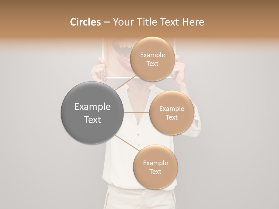 Gladness Dark Expression PowerPoint Template