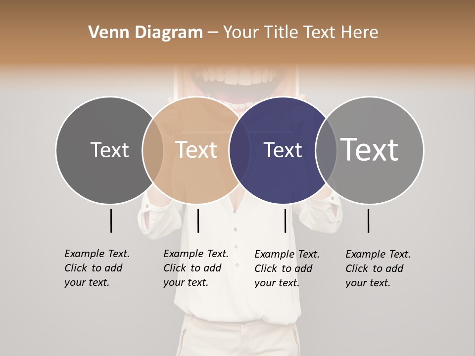 Gladness Dark Expression PowerPoint Template