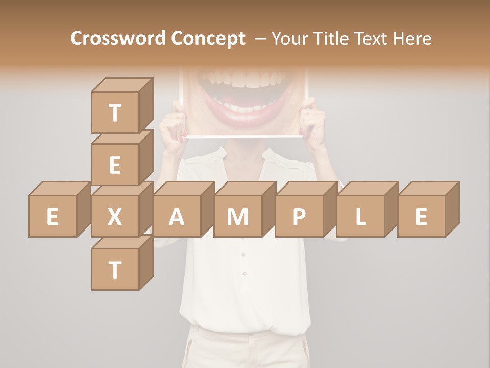 Gladness Dark Expression PowerPoint Template